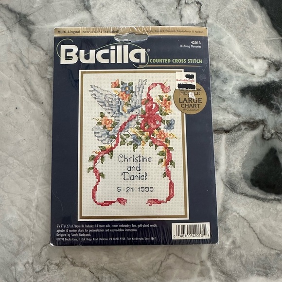 Bucilla Wedding Memories Counted Cross Stitch NWT #42013 - Picture 1 of 5